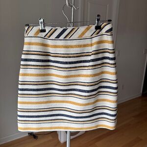 Brooks Brothers Navy and Yellow Skirt- Size 2